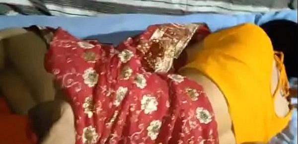  sleeping sexy with hot bhabhi in sharri in bedroom